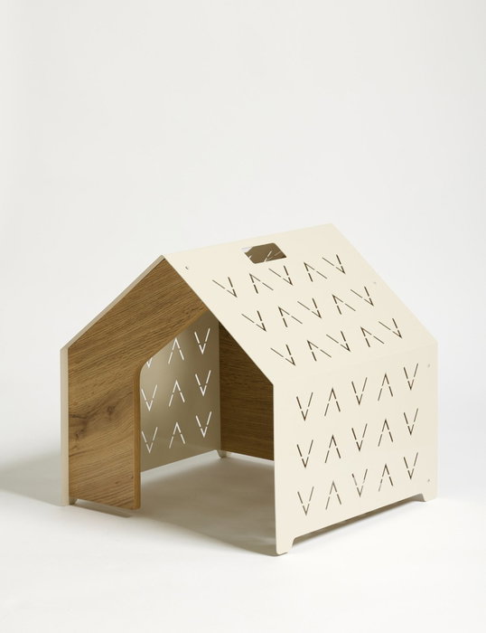 Hanah Home Casa para Mascotas Crema 50x50x50 cm